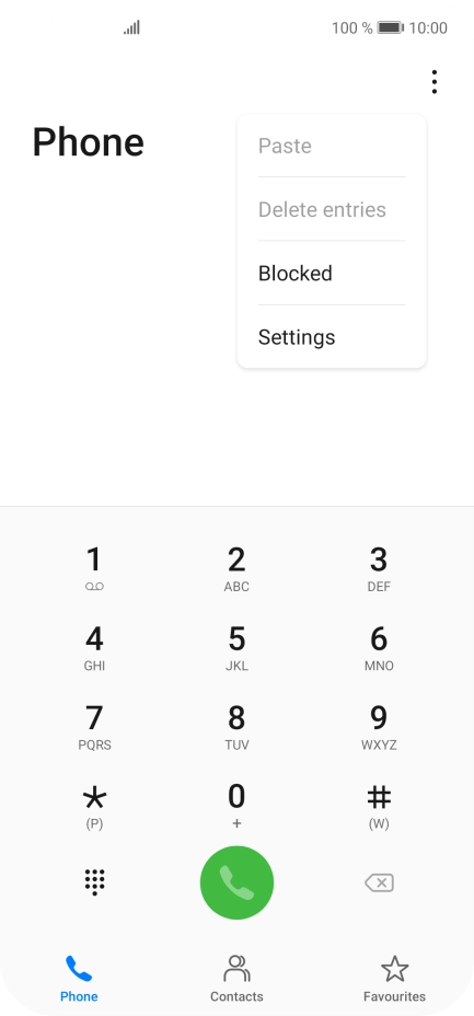Press Settings. Press Settings.