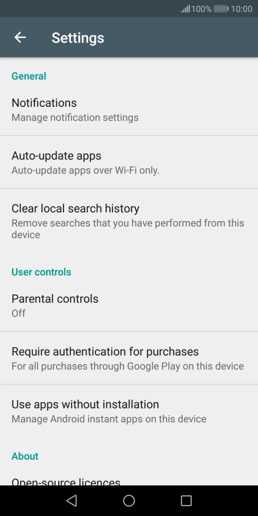 Press Auto-update apps. Press Auto-update apps.
