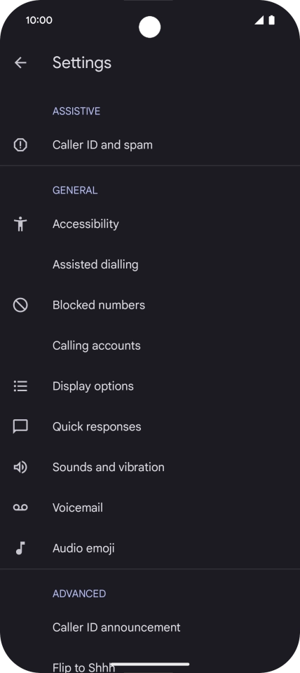 Press Calling accounts. Press Calling accounts.