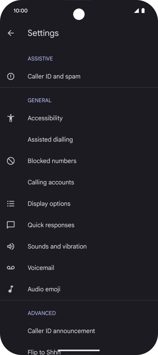 Press Calling accounts. Press Calling accounts.