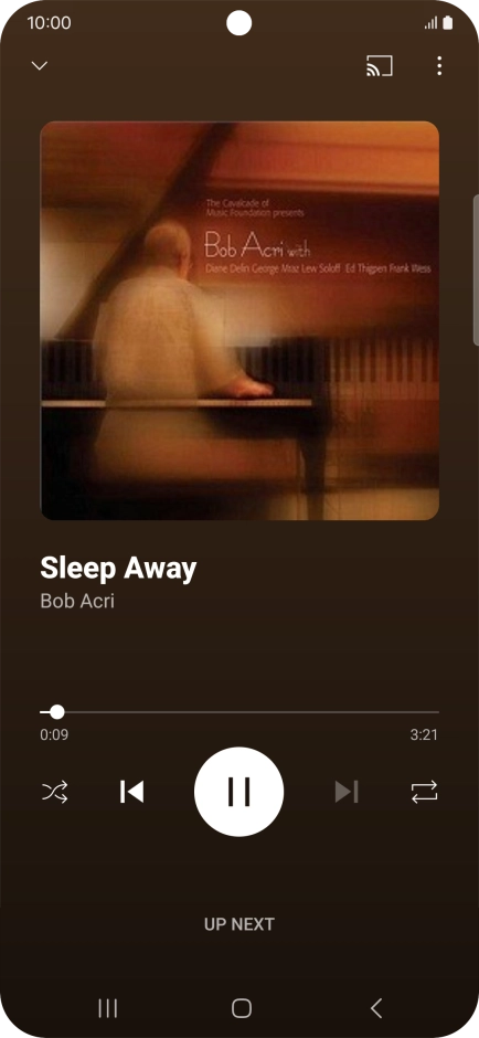 Press arrow right to go to the next audio file. Press arrow right to go to the next audio file.