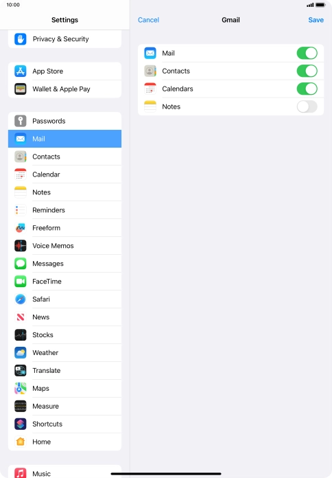 If this screen is displayed, you email account has been recognised and set up automatically. Follow the instructions on the screen to key in more information and finish setting up your tablet. If this screen is displayed, you email account has been recognised and set up automatically. Follow the instructions on the screen to key in more information and finish setting up your tablet.