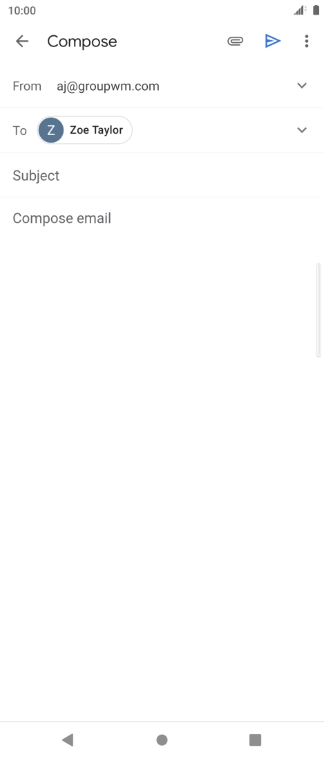Press Subject and key in the required subject. Press Subject and key in the required subject.
