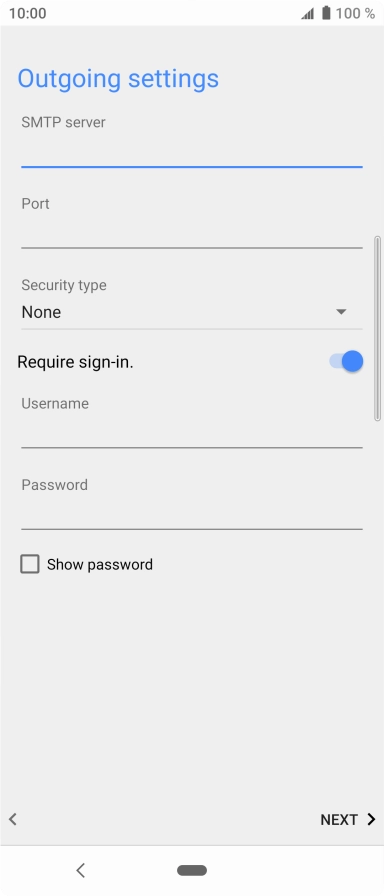 Press the field below Press the field below