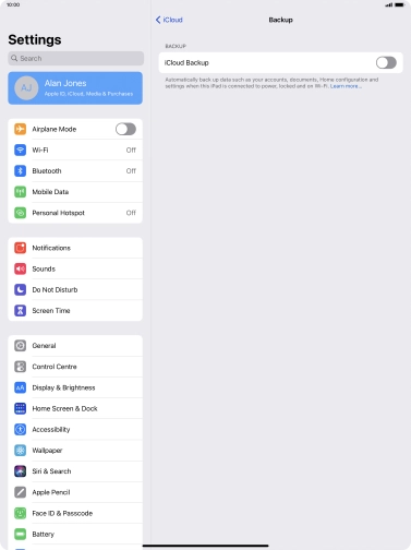 Press the indicator next to Press the indicator next to