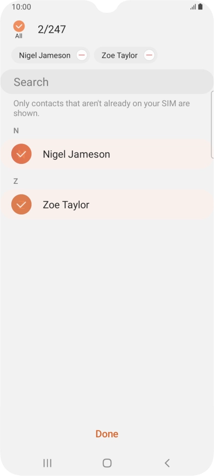 Press Done. Press Done.