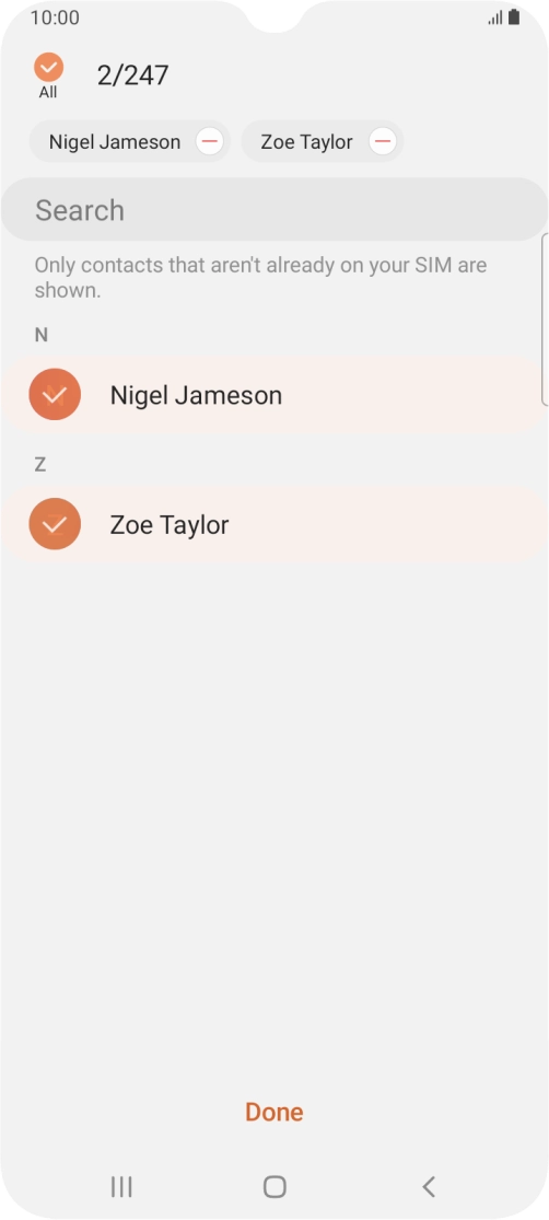 Press Done. Press Done.