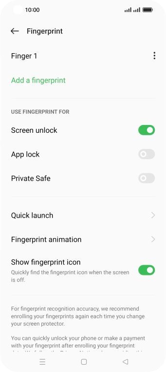 Press the Return key. Press the Return key.
