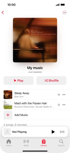 Go to the required category or playlist and press the required audio file. Go to the required category or playlist and press the required audio file.