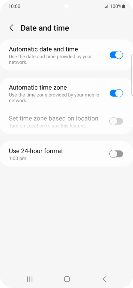 Press the Home key to return to the home screen. Press the Home key to return to the home screen.