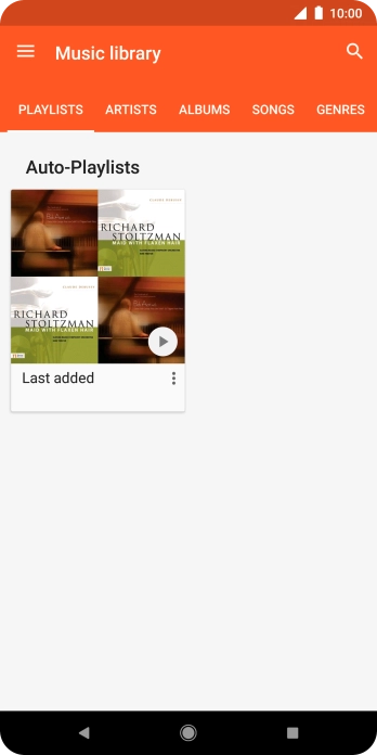 Press the required category. Press the required category.