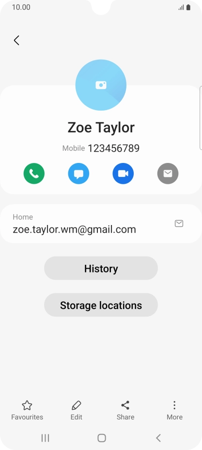 Press the call icon. Press the call icon.