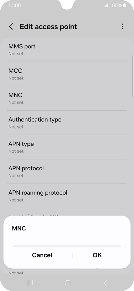 Key in 33 and press OK. Key in 33 and press OK.