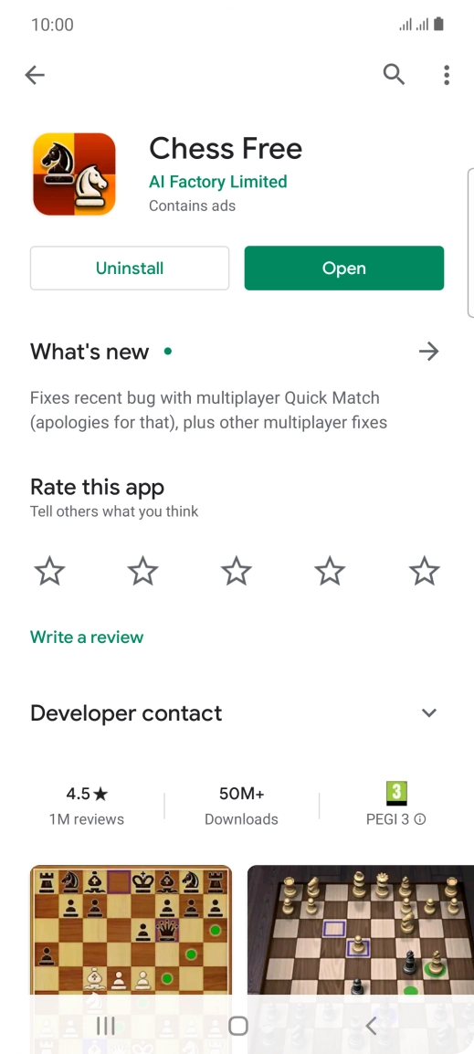 Press Uninstall. Press Uninstall.