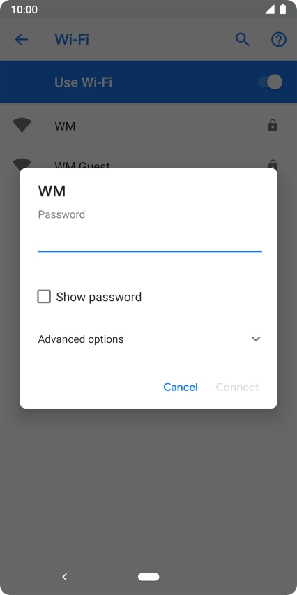 Press the field below Press the field below