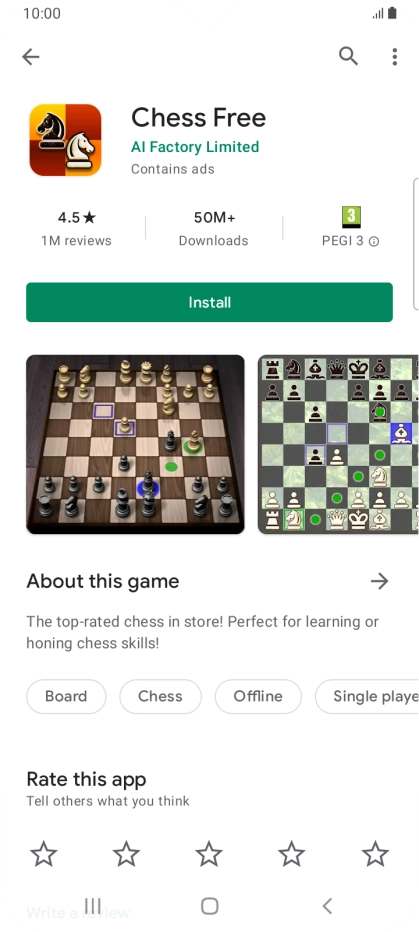 Press Install and follow the instructions on the screen to install the app. Press Install and follow the instructions on the screen to install the app.