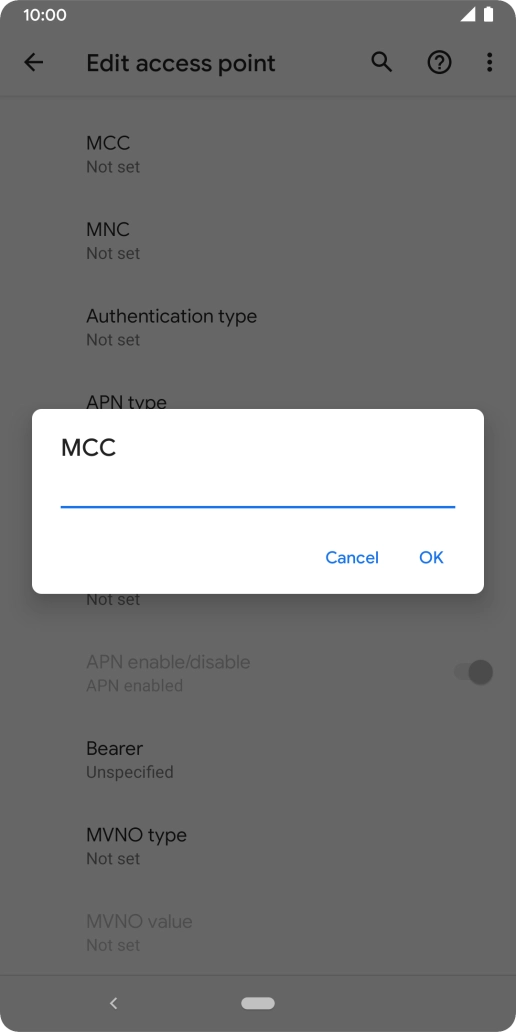 Key in 234 and press OK. Key in 234 and press OK.