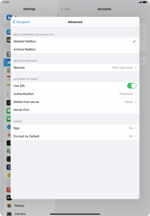 Press the indicator next to Press the indicator next to