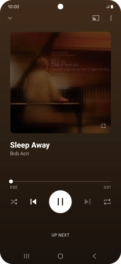 Press arrow right to go to the next audio file. Press arrow right to go to the next audio file.