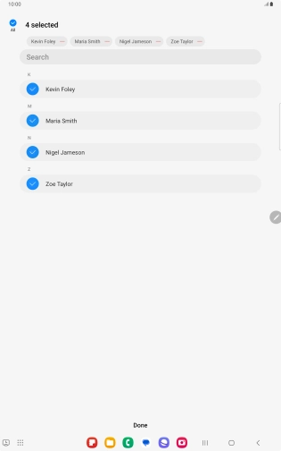 Press Done. Press Done.