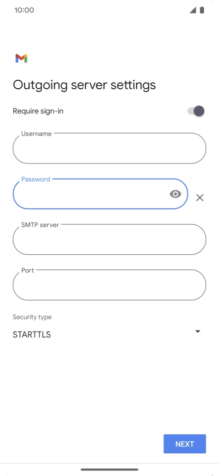 Press the field below Press the field below