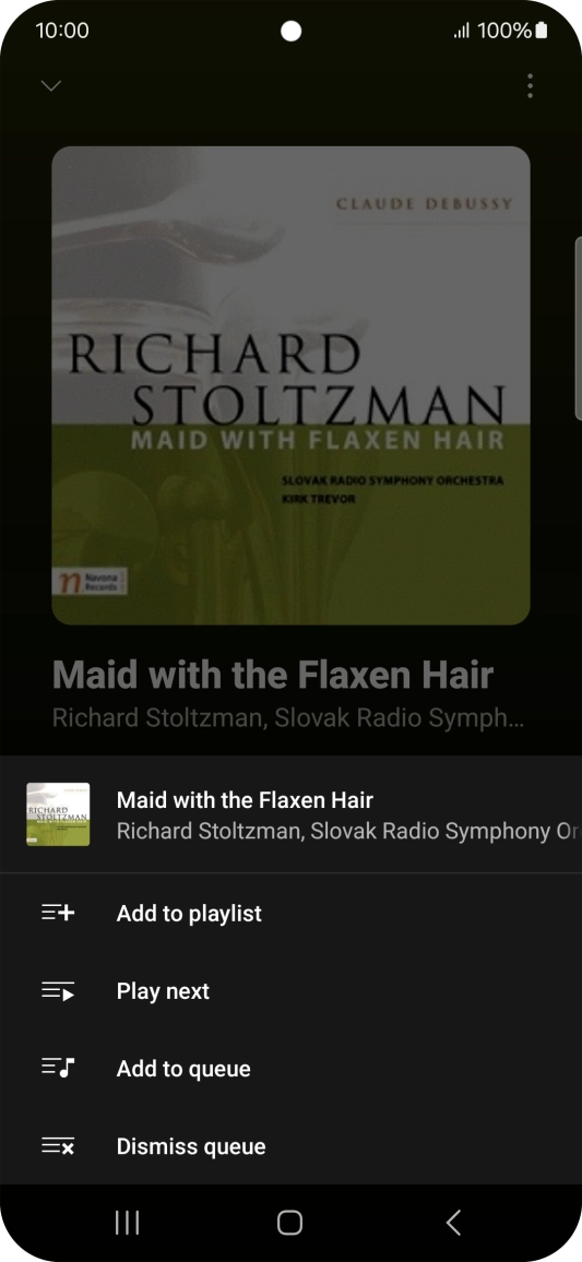 Press Add to playlist. Press Add to playlist.