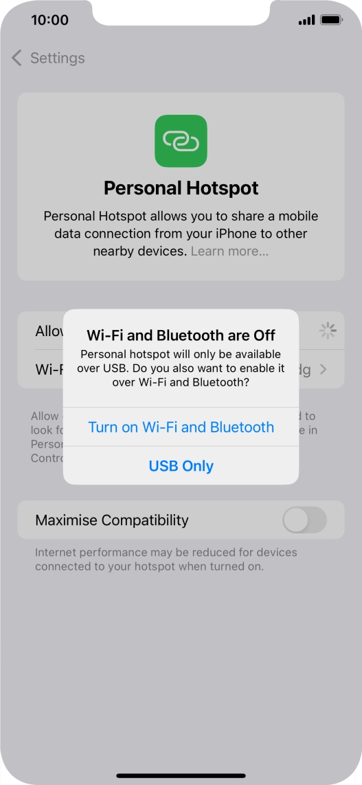 If Wi-Fi is turned off, press Turn on Wi-Fi and Bluetooth. If Wi-Fi is turned off, press Turn on Wi-Fi and Bluetooth.