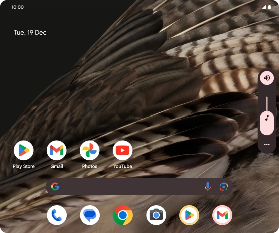 Press the sound mode icon. Press the sound mode icon.