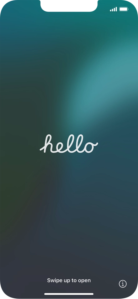 Slide your finger upwards starting from the bottom of the screen. Slide your finger upwards starting from the bottom of the screen.