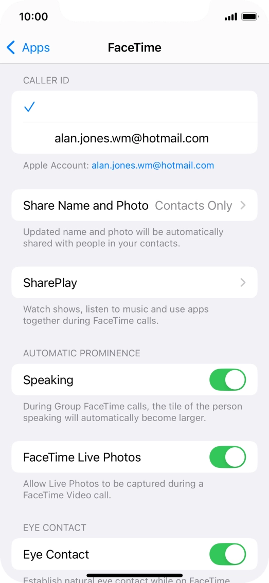 Press SharePlay. Press SharePlay.