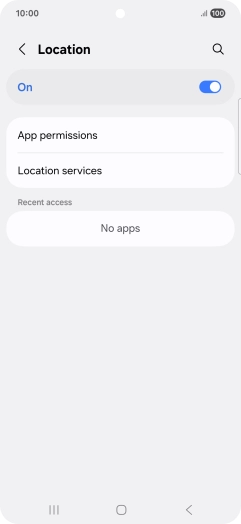 Press App permissions. Press App permissions.