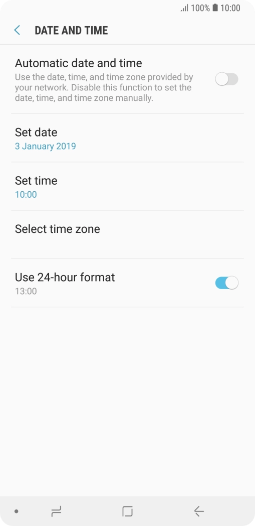 Press the indicator next to Press the indicator next to