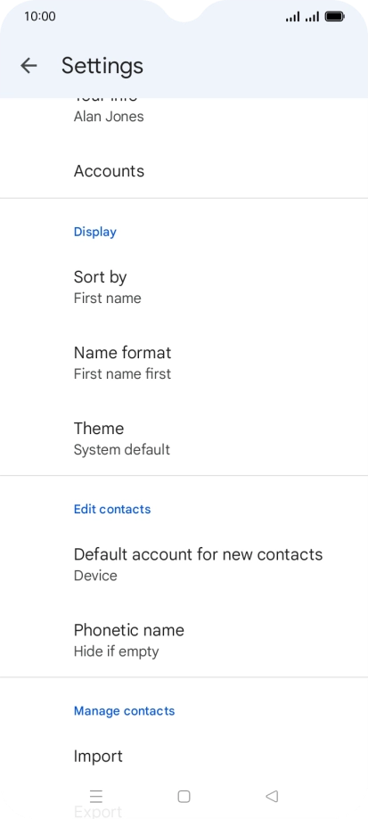 Press Import. Press Import.