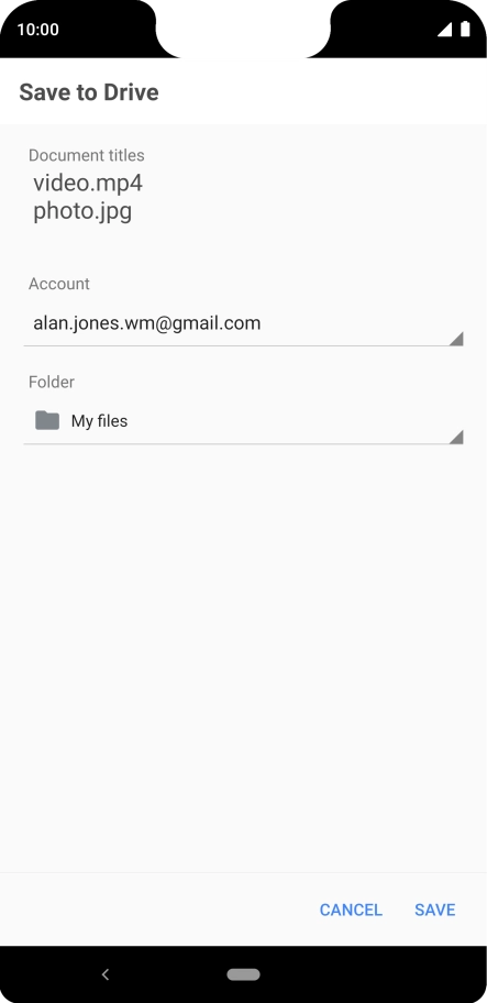 Press SAVE. Press SAVE.