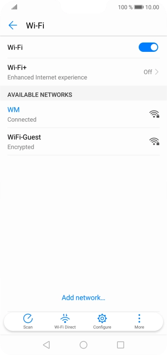 Press the Home key to return to the home screen. Press the Home key to return to the home screen.