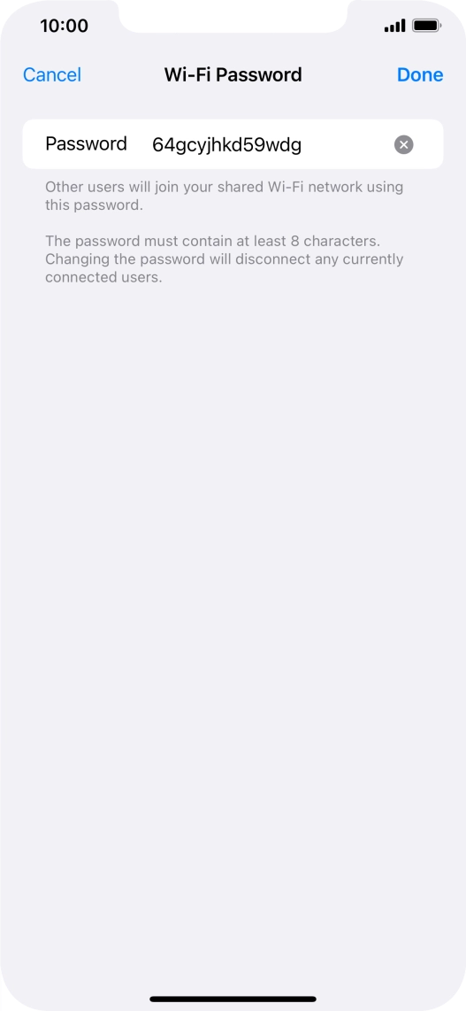 Press Done. Press Done.