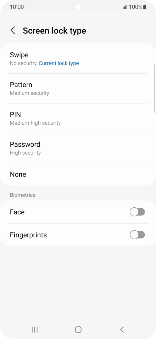 Press Fingerprints. Press Fingerprints.
