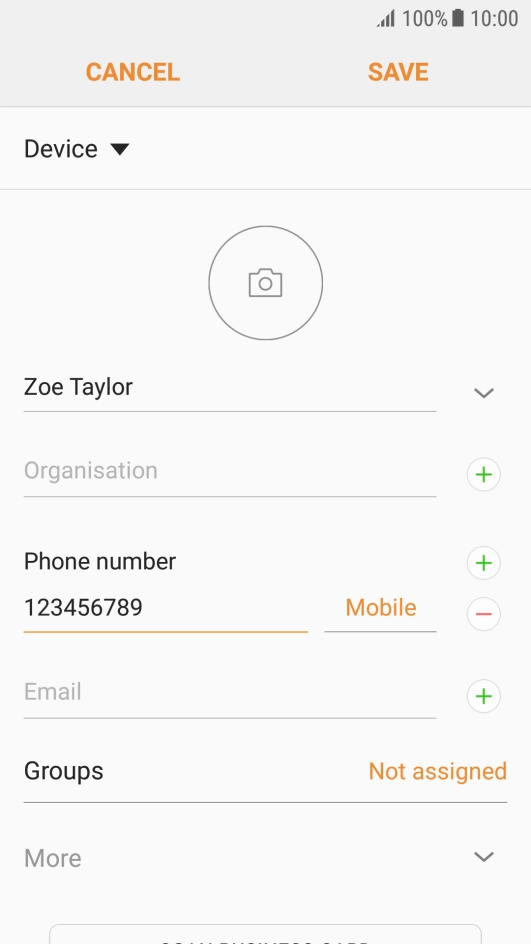 Press SAVE. Press SAVE.