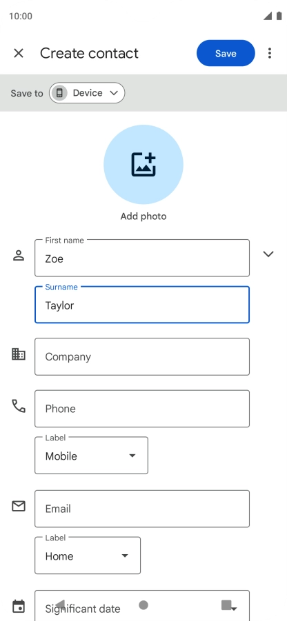 Press Phone and key in the phone number. Press Phone and key in the phone number.