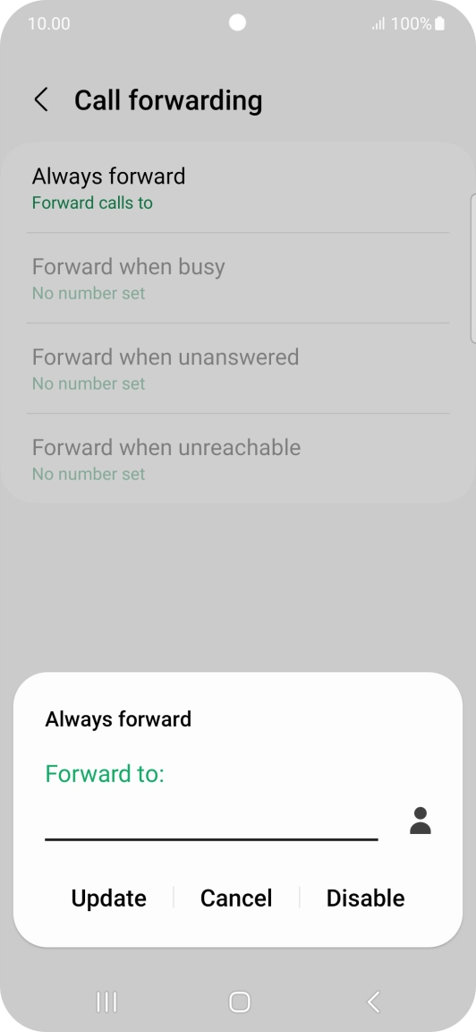 Press Disable. Press Disable.