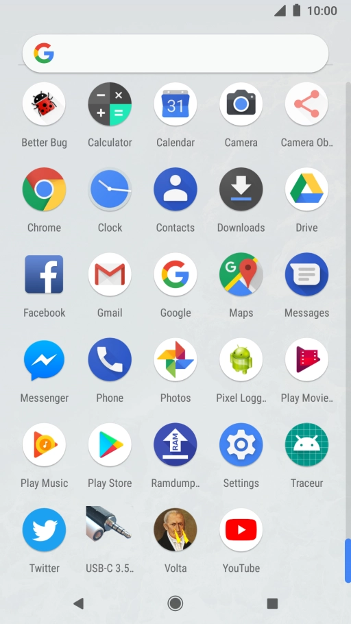 Press Gmail. Press Gmail.