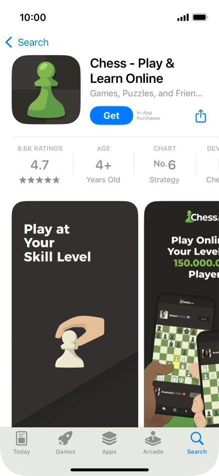 Press Get and follow the instructions on the screen to install the app. Press Get and follow the instructions on the screen to install the app.