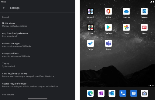 Press Auto-update apps. Press Auto-update apps.