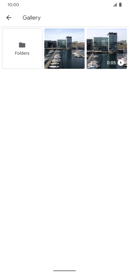 Press Folders and go to the required folder. Press Folders and go to the required folder.