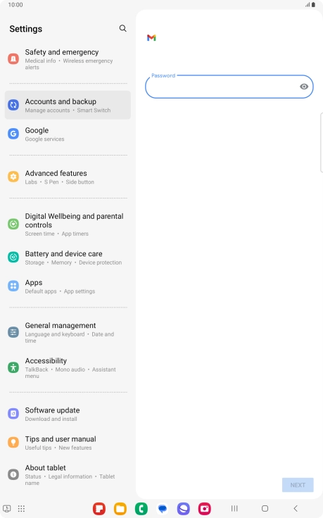 Press the field below Press the field below