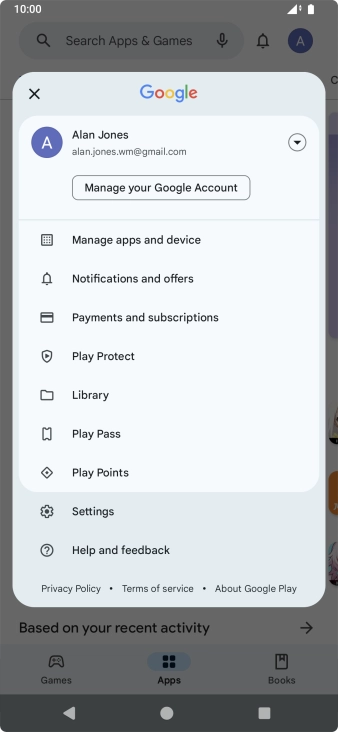 Press Settings. Press Settings.