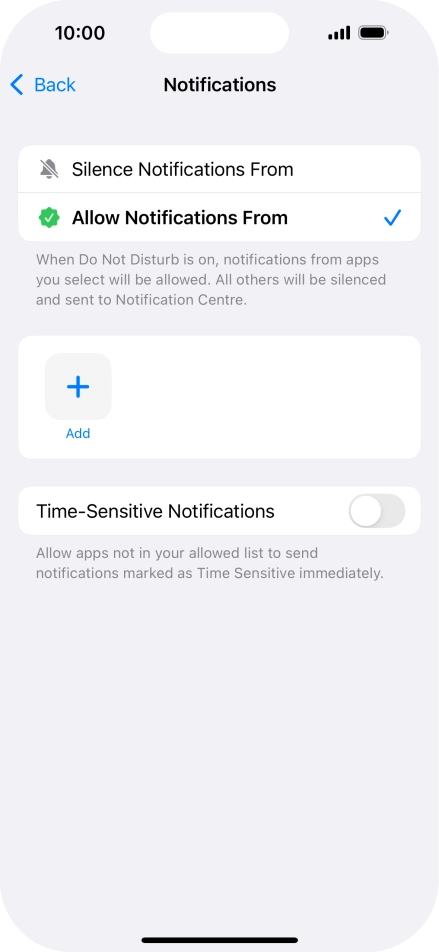 Press the indicator next to Press the indicator next to