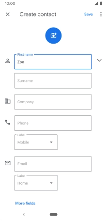 Press Surname and key in the required last name. Press Surname and key in the required last name.