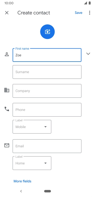 Press Surname and key in the required last name. Press Surname and key in the required last name.