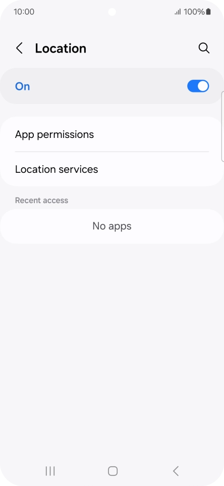 Press App permissions. Press App permissions.